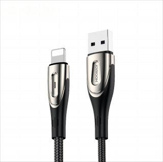 Joyroom S-M411 USB kabel - iPhone Lightning / 2m / 3A černý