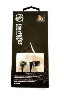 NHL handsfree sluchátka 3,5m jack - Otawa Senators - LXG-11115 - černé