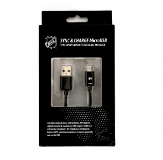NHL LGX-11238 micro USB datový / dobíjecí USB kabel - Chicago Blackhawks