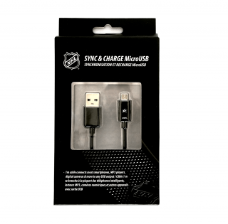 NHL LGX-11240 micro USB datový / dobíjecí USB kabel - Dallas Stars