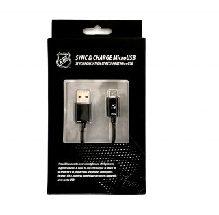 NHL LGX-11247 micro USB datový / dobíjecí USB kabel - New Jersey Devils