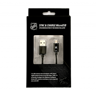 NHL LGX-11249 micro USB datový / dobíjecí USB kabel - New York Rangers