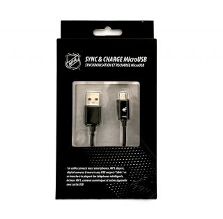 NHL LGX-11254 micro USB datový / dobíjecí USB kabel - Arizona Coyotes