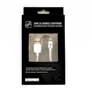 NHL lightning datový / nabíjecí USB kabel pro iPhone / MFI - Anaheim Ducks - LGX-11223