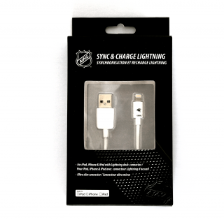 NHL lightning datový / nabíjecí USB kabel pro iPhone / MFI - Minnesota Wild - LGX-11211