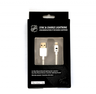 NHL lightning datový / nabíjecí USB kabel pro iPhone / MFI - Montreal Canadians LGX-11204