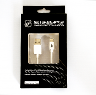 NHL lightning datový / nabíjecí USB kabel pro iPhone / MFI - Otawa Senators - LGX-11205