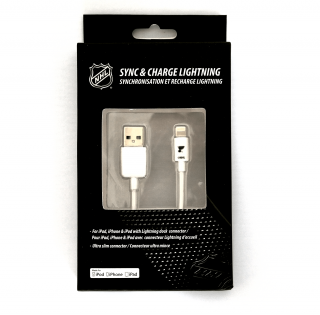 NHL lightning datový / nabíjecí USB kabel pro iPhone / MFI - St. Louis Blues - LGX-11213