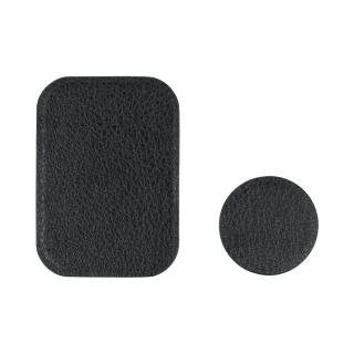 OEM 2x náhradní magnetická destička k držákům černá / PU leather