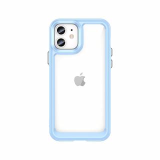 Outer Space case pouzdro / kryt pro Apple iPhone 12 (6,1 ) clear / blue