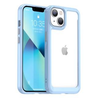 Outer Space case pouzdro / kryt pro Apple iPhone 14 (6,1 ) clear / blue