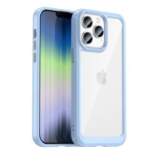 Outer Space case pouzdro / kryt pro Apple iPhone 14 PRO (6,1 ) clear / blue