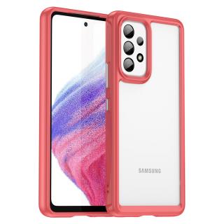 Outer Space case pouzdro / kryt pro Samsung Galaxy A33 5G clear / red