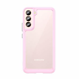 Outer Space case pouzdro / kryt pro Samsung Galaxy S22 Plus clear / pink