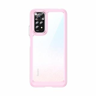 Outer Space case pouzdro / kryt pro Xiaomi RedMi NOTE 11 / NOTE 11S clear / pink