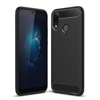 Pouzdro Carbon Case pro Huawei P20 Lite černé