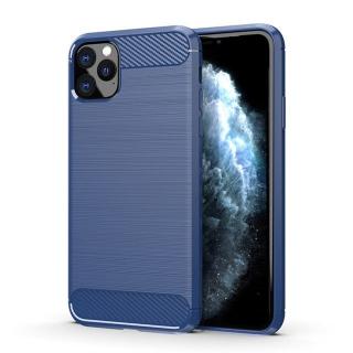 Pouzdro Carbon Case pro iPhone 12 / 12 Pro (6,1 ) modré