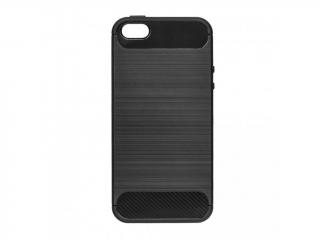 Pouzdro Carbon Case pro iPhone 5 / 5S / SE černé