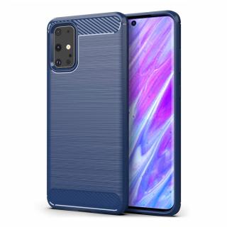 Pouzdro Carbon Case pro Samsung G988 Galaxy S20 Ultra modré