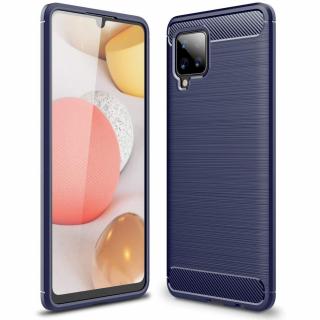Pouzdro Carbon Case pro Samsung Galaxy A42 5G modré