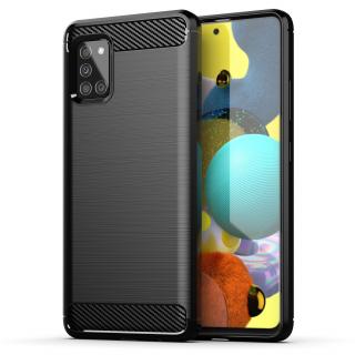 Pouzdro Carbon Case pro Samsung Galaxy A51 5G černé