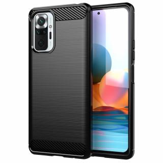 Pouzdro Carbon Case pro Xiaomi RedMi NOTE 10 PRO černé