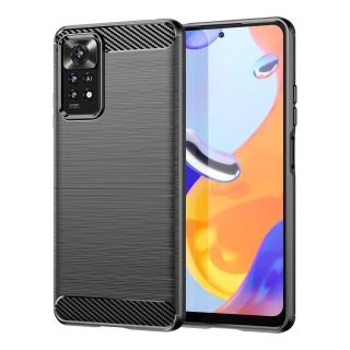 Pouzdro Carbon Case pro Xiaomi RedMi NOTE 11 PRO / 11 PRO+ / 11 PRO 5G černé