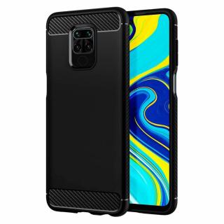 Pouzdro Carbon Case pro Xiaomi RedMi NOTE 9 / RedMi 10X 4G černé