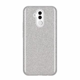 Pouzdro Glitter Case pro Huawei Mate 20 Lite světle stříbrné