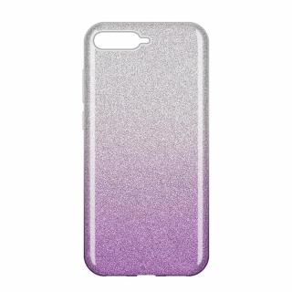 Pouzdro Glitter Case pro Huawei Y6 2018 fialové