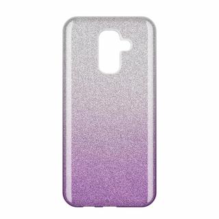 Pouzdro Glitter Case pro Samsung A605 Galaxy A6 Plus 2018 fialové
