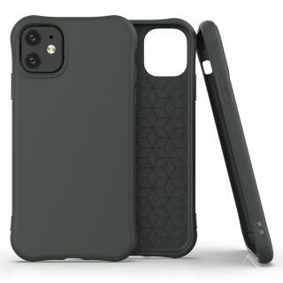 Pouzdro Soft Color Case pro iPhone 12 Mini tmavě zelené