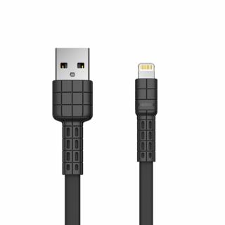 REMAX RC-116i Armor series USB datový / nabíjecí kabel iPhone Lightning černý 2,4A / 5V
