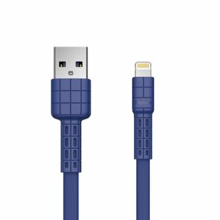 REMAX RC-116i Armor series USB datový / nabíjecí kabel iPhone Lightning modrý 2,4A / 5V