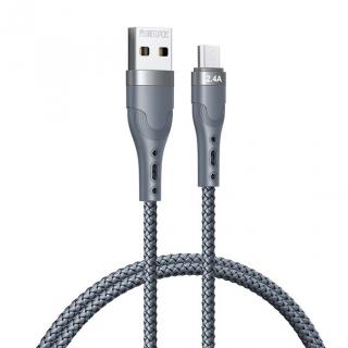 REMAX RC-C006m USB kabel pro Micro USB 2,4A / 1m / stříbrný