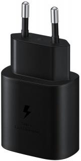 SAMSUNG EP-TA800 nabíječka s výstupem USB-C PD černá (bulk) 25W