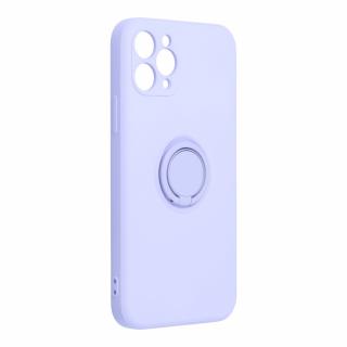 Silicone RING Case pouzdro 3v1 pro Apple iPhone 11 PRO violet