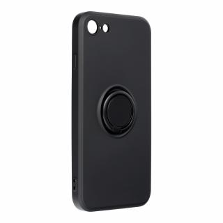 Silicone RING Case pouzdro 3v1 pro Apple iPhone 7 / 8 / SE 2020 / 2022 černé