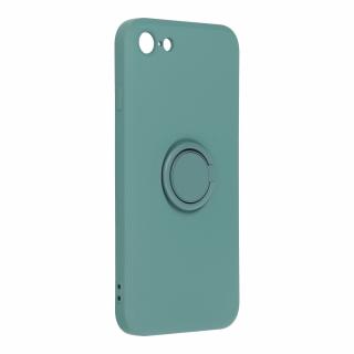 Silicone RING Case pouzdro 3v1 pro Apple iPhone 7 / 8 / SE 2020 / 2022 zelené