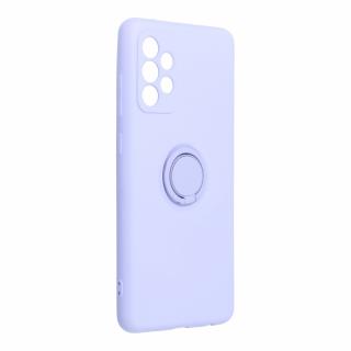 Silicone RING Case pouzdro 3v1 pro Samsung Galaxy A72 violet