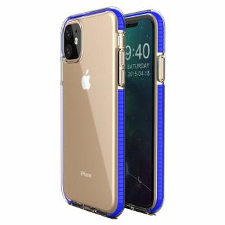 Spring Case TPU pouzdro pro Apple iPhone 12 Mini (5,4 ) clear / blue