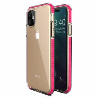 Spring Case TPU pouzdro pro Apple iPhone 12 Mini (5,4 ) clear / pink