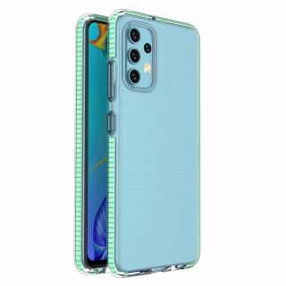 Spring Case TPU pouzdro pro Samsung Galaxy A32 4G clear / mint