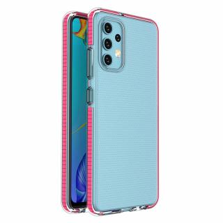 Spring Case TPU pouzdro pro Samsung Galaxy A32 4G clear / pink