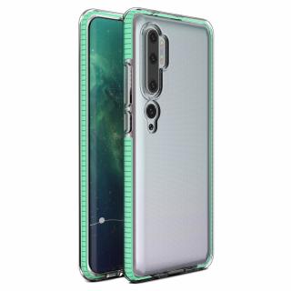 Spring Case TPU pouzdro pro Xiaomi Mi NOTE 10 / Mi NOTE 10 PRO clear / mint