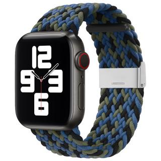 Strap Fabric řemínek k Apple Watch 2/3/4/5/6/SE 38mm/40mm blue / grey / black