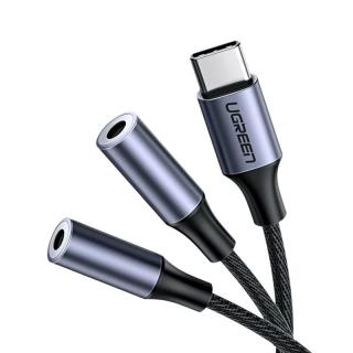 UGreen audio adaptér USB-C / 2x 3,5mm jack