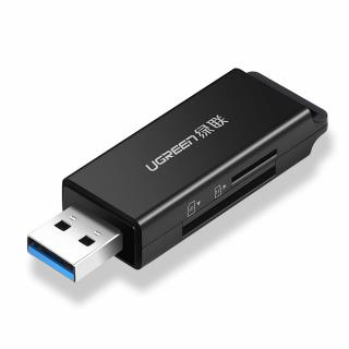 UGreen CM104 USB 3.0 čtečka paměťových karet Micro SDHC / SD / černá
