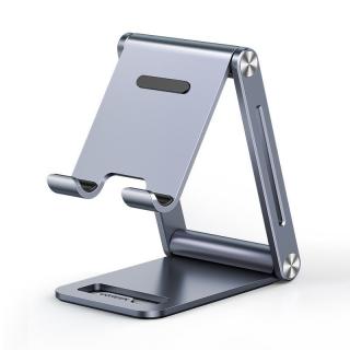 UGreen LP263 stolní nastavitelný držák na tablet / telefon / ALU / šedý