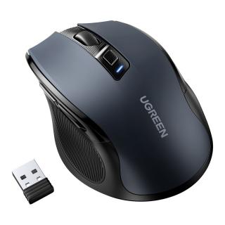 UGreen MU006 bezdrátová myš k počítači / 2.4GHz / 4000 DPI / černá